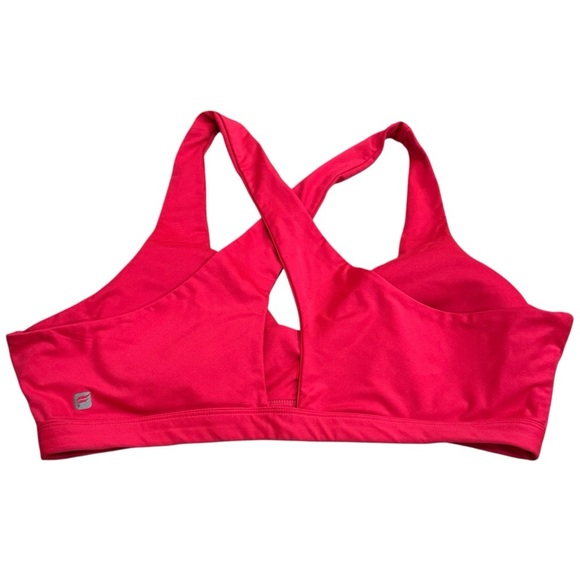 Fabletics Hot Pink Criss Cross Strappy Athletic Sports Bra Women’s Size XXL - Picture 5 of 9